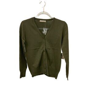 Active USA Dark Olive Cardigan